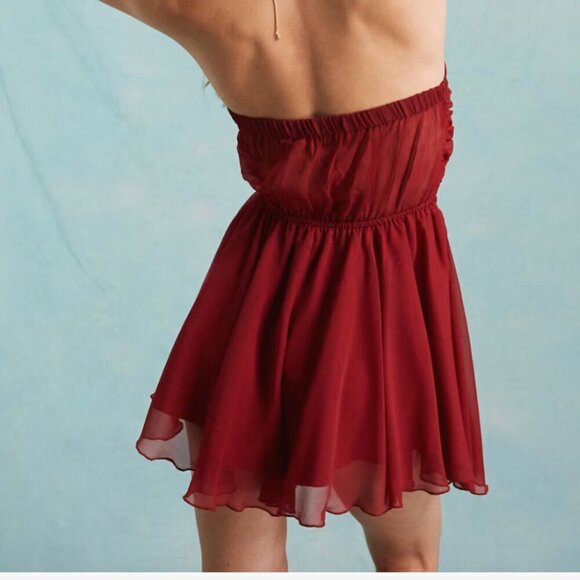 NWT Miss Selfridge Beach Dobby Chiffon Tie-Front Romper S - Picture 4 of 16